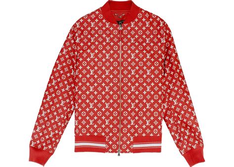 lv supreme baseball|supreme x louis vuitton red jacket.